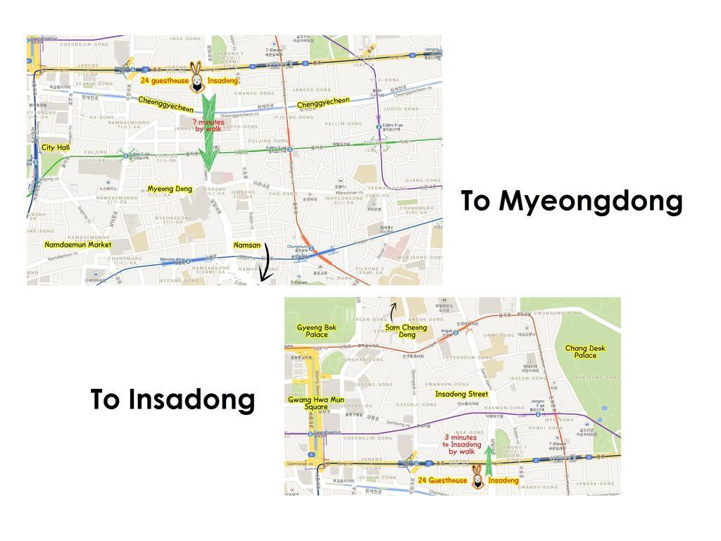 24 Guesthouse Insadong سيول المظهر الخارجي الصورة